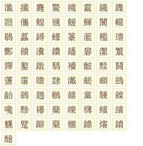 二十劃的字|「康熙字典20笔画的字」康熙字典二十画的字(含五行属性)